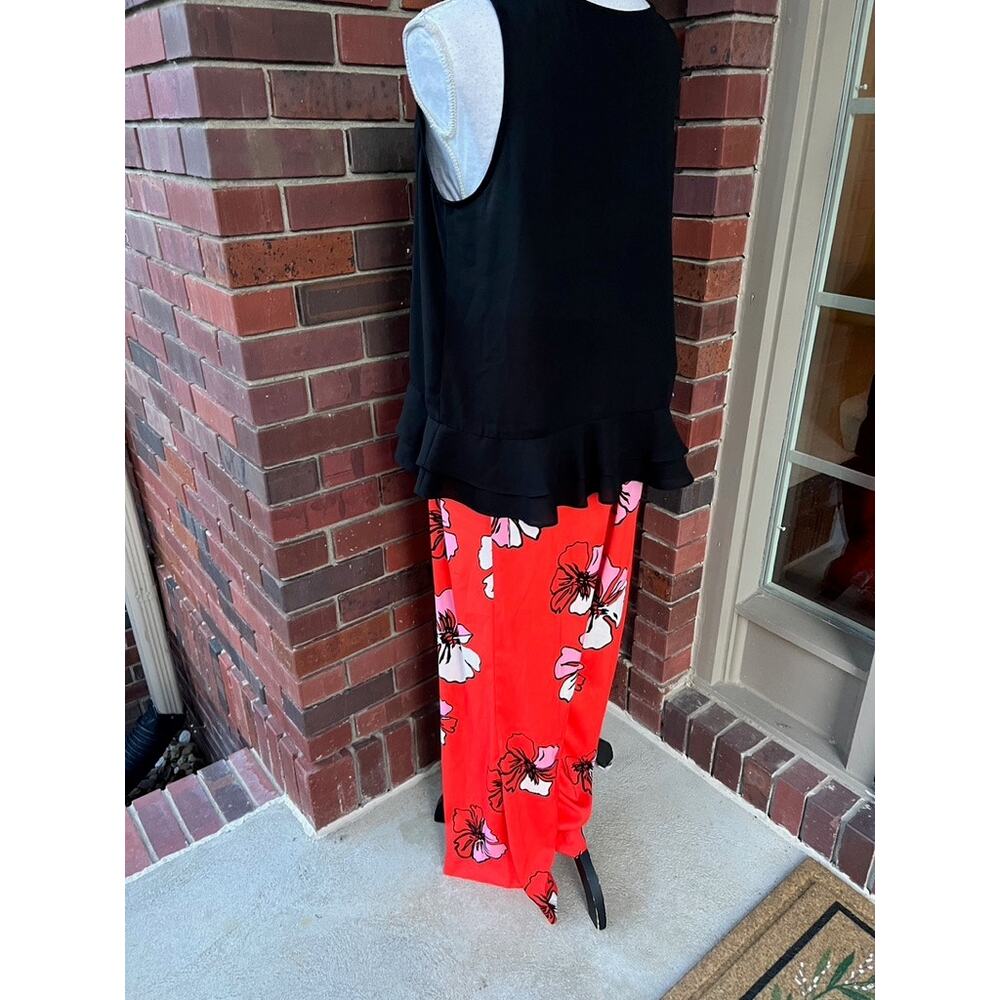 Vince Camuto spring floral wide leg dress pants size XL - Picture 4 of 8